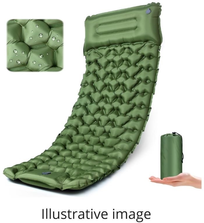 Best Camping Gear for Beginners: Sleeping Pad Ultralight with Built-in Pillow
