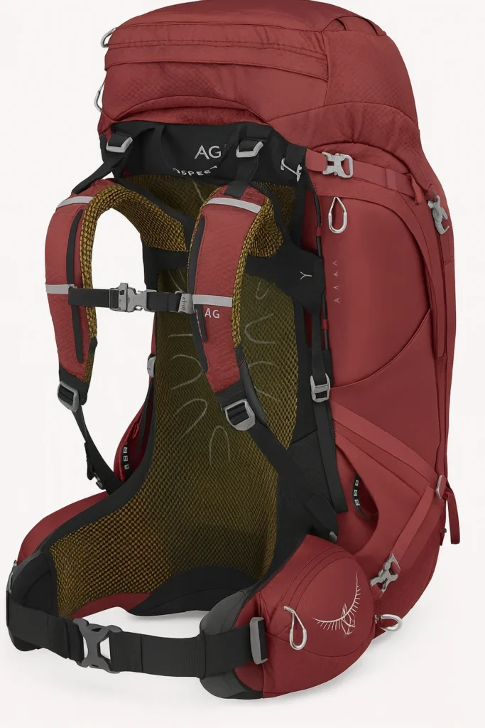 Osprey-Aura-AG-65L-best-hiking-backpack-for-women